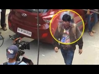 LEAKED: Shahrukh Shooting For FAN Movie In Dwarka | SRK