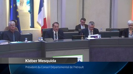 Session publique du Conseil départemental de l'Hérault (12 décembre 2016)