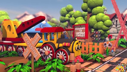 CARTOONS FOR CHILDREN: Warfare 4 - Garden Strike Trains vs Potatoes and Carrot on UFO Mull