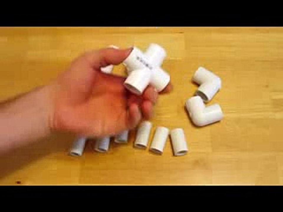 How to make a Ninja Sai - PVC Ninja Sai Sword - For Kids