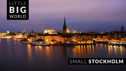 Small Stockholm (4k - Time Lapse - Tilt Shift)