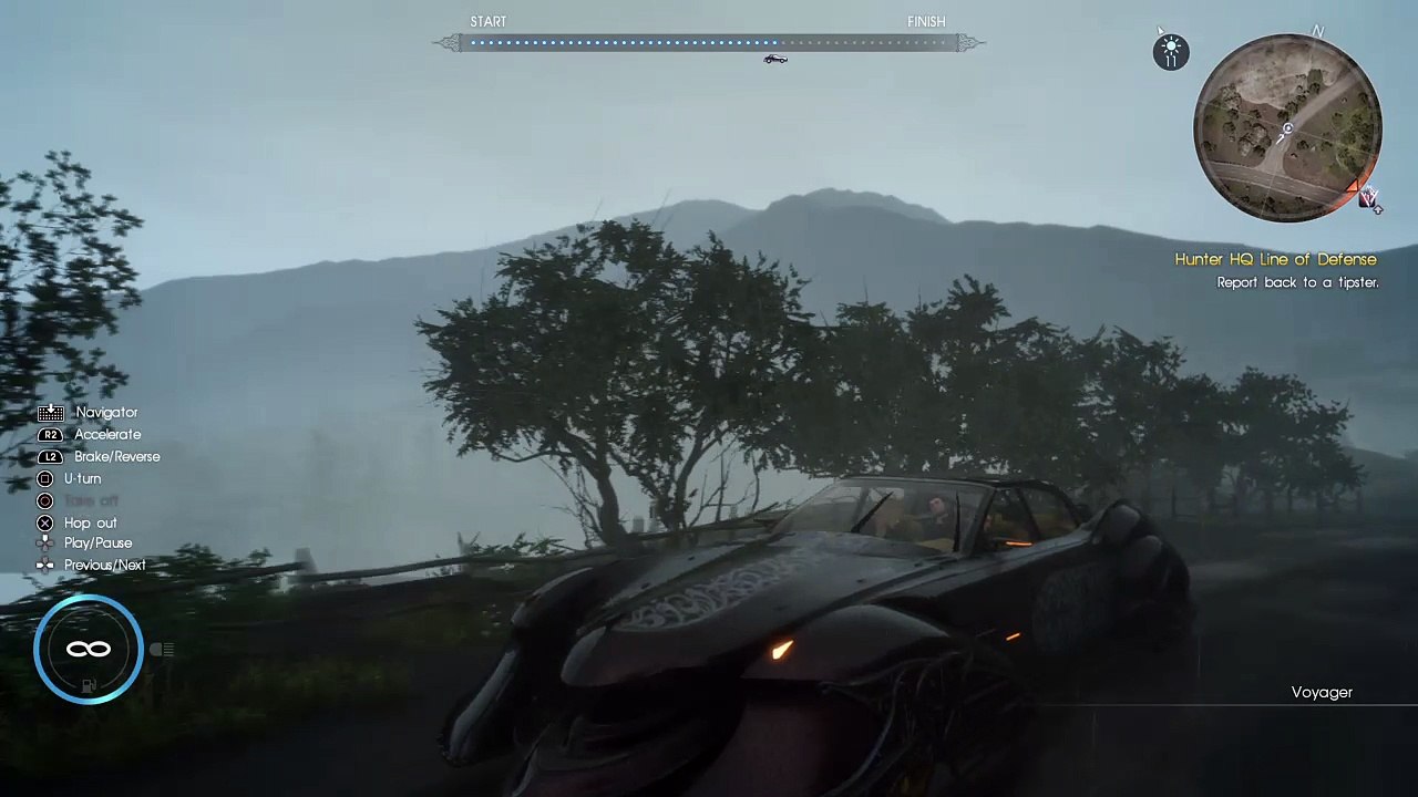 FINAL FANTASY XV - Cruising in my Regalia Type-F while listening to FFXI's "Voyager"