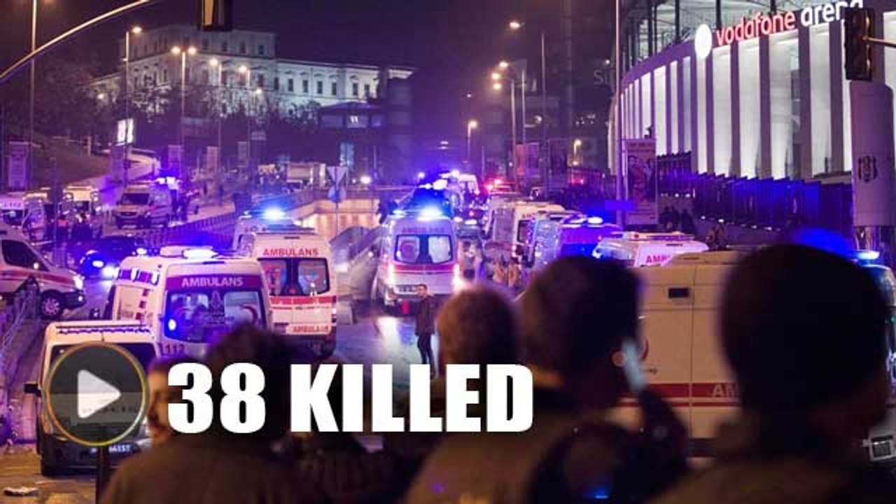 Turkey stadium blasts kill 38 people
