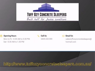 Concrete sleepers installation guide