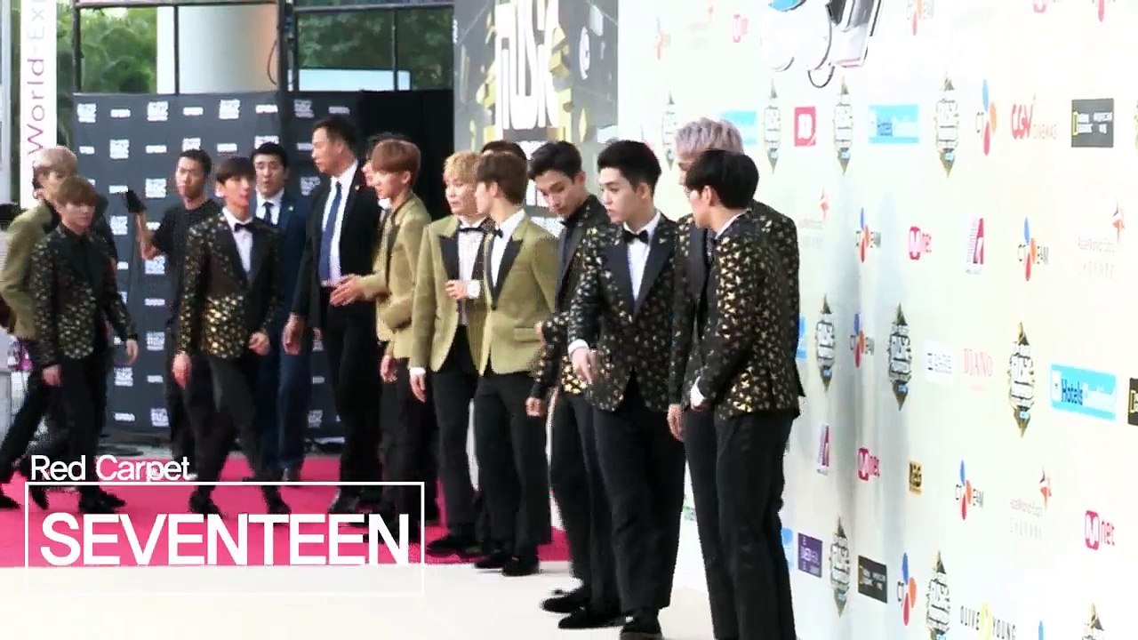 [2016MAMA x M2] 세븐틴(SEVENTEEN) 레드카펫