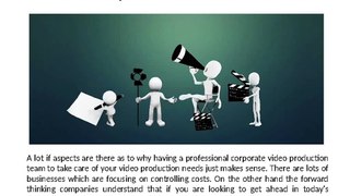 What are Corporate Video Production Services?