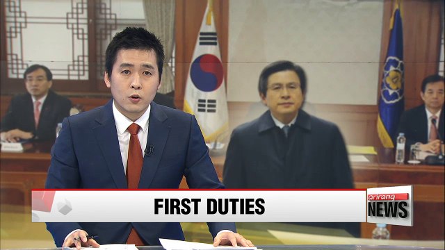 Prime Minister Hwang Kyo-ahn holds first meeting with key ministers