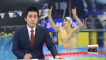 Park Tae-hwan wins 3rd gold, lowers records at world championships