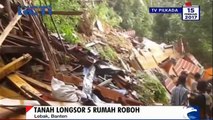 Longsor Robohkan 5 Rumah di Lebak, 2 Orang Tewas