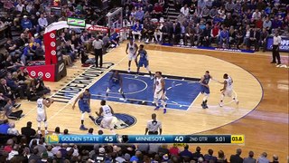 Stephen Curry Behind-the-back to Green - Warriors vs Timberwolves - Dec 11 - 2016-17 NBA Season