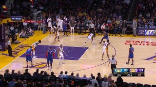 Derrick Rose Ices the Game - Knicks vs Lakers - Dec 11, 2016 - 2016-17 NBA Season