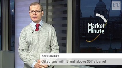 Oil surges, bonds dip