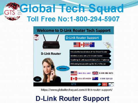 Toll free:- 1-800-294-5907 D-link Router Support USA