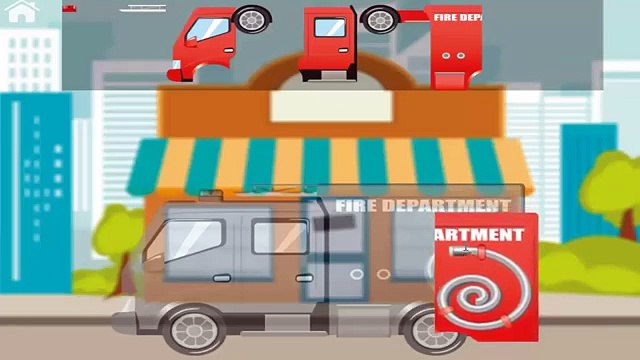 Jogos de Carros para Crianças | Caminhão de Bombeiro & Carro de Polícia