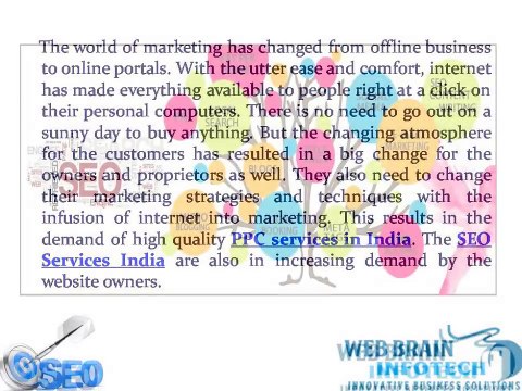 Great Web Marketing Companies Serve The Finest SEO Services India