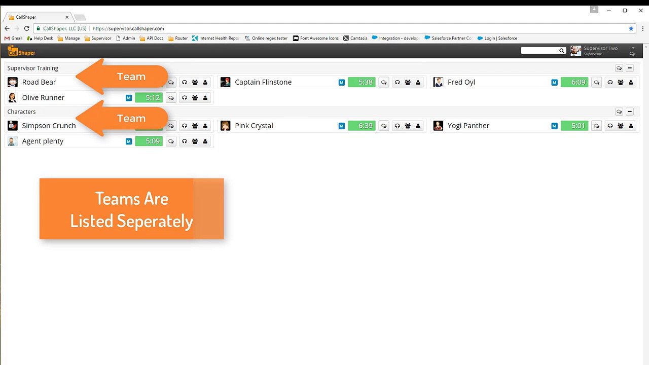 CallShaper Supervisor Site Simplicity and Reliabilty in our Predictive Dialer