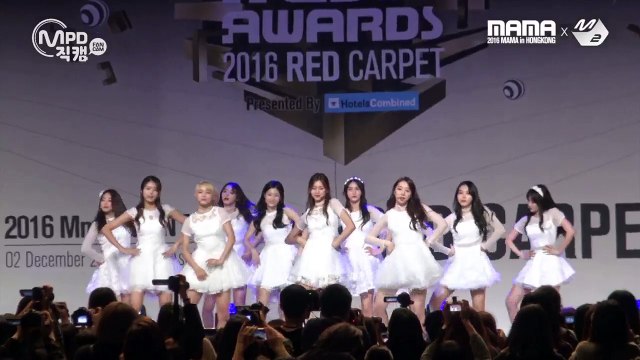[2016MAMA x M2] I.O.I 직캠_드림걸즈(Dream Girls)