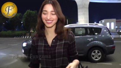 TAMMANAH BHATIA TRAVELLING TO HYDERABAD FOR SHOOTING OF BAHUBALI 2