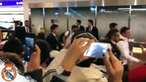 Locura total en la llegada del Real Madrid a Japón para jugar el Mundial de Clubes • 2016