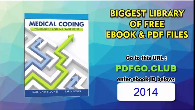 Medical Coding Evaluation and Management 1st Edi