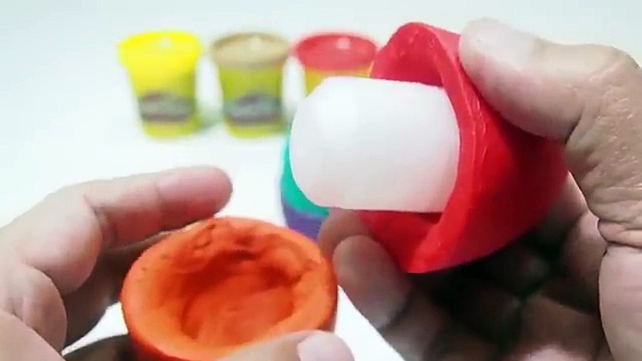 Colorful Eggs Play Doh Surprise Toy- Dancing Minecraft and Star Wars Toys