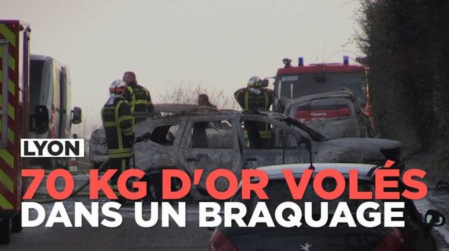 Braquage d'un convoi d'un fourgon à Lyon : 70 kg d'or volés