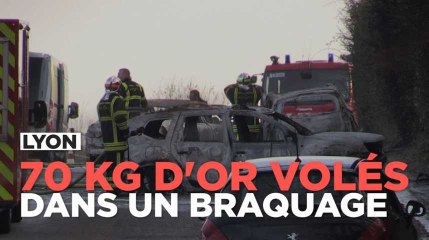 Braquage d'un convoi d'un fourgon à Lyon : 70 kg d'or volés