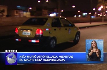 Taxista detenido luego de atropellar a una señora y sus dos hijos