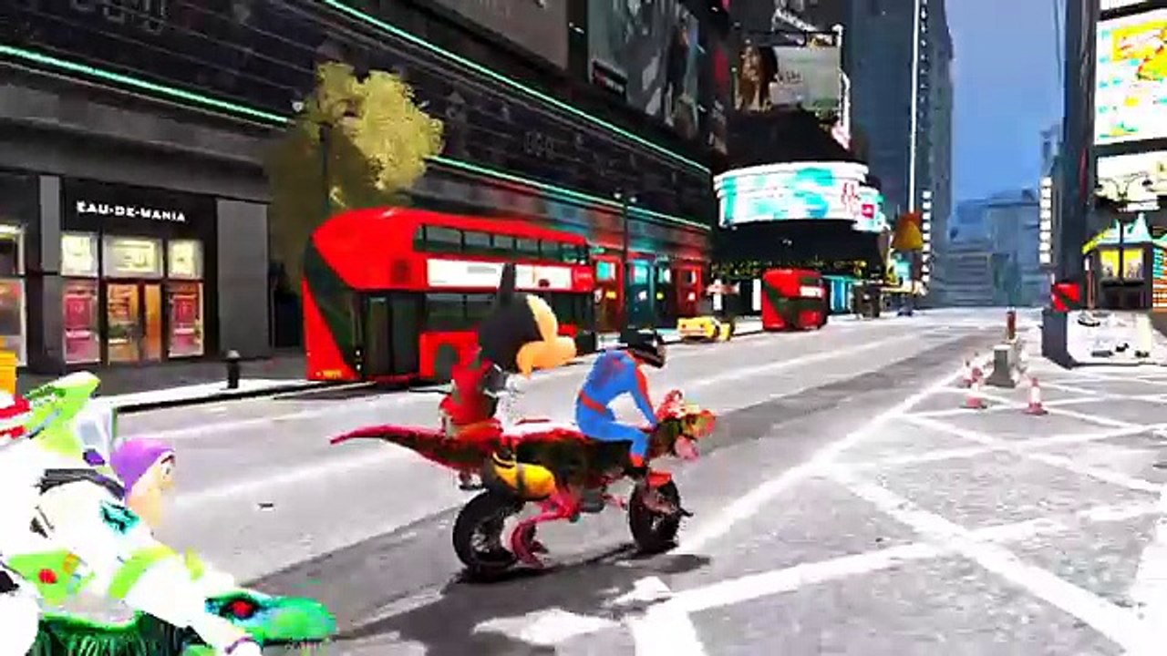 Finger-Familie (Spiderman und seine Freunde) Dinosaurier benutzerdefin