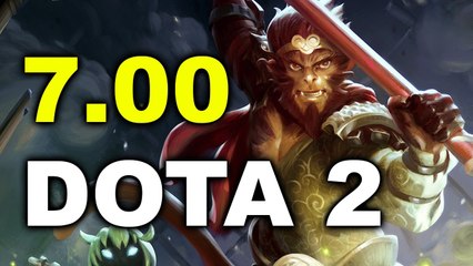 Dota 2 - PATCH 7.00 -  Monkey King First All Pick