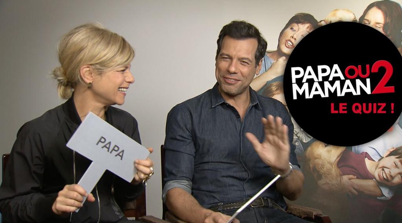 Marina Foïs et Laurent Lafitte répondent à notre quiz "Papa ou Maman ?" spécial enfance !