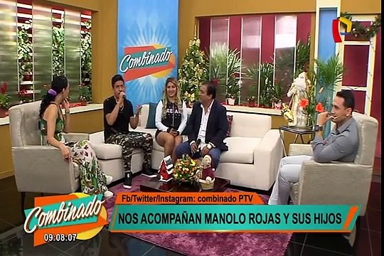 Combinado: ¡El gran Manolo Rojas llegó y nos presentó a sus hijos!