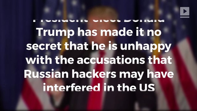 Trump reacts to claims of Russian interference in the US election