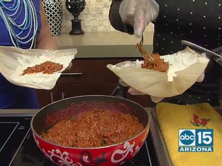 Tia Shorty's prepares tamales