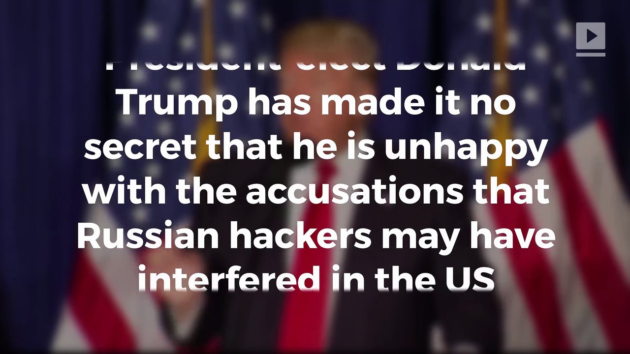 Trump reacts to claims of Russian interference in the US election