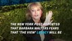 Barbara Walters mourns the legacy of 'The View'