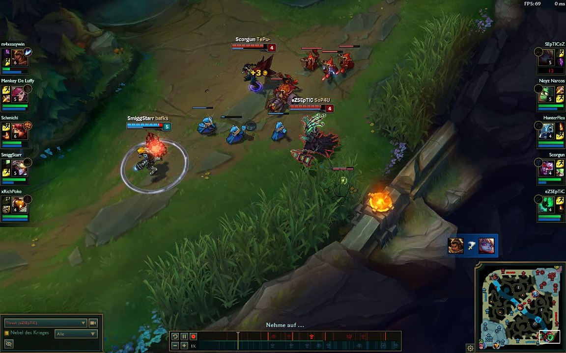 Ezreal E prediction #1