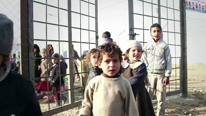 Newly-opened school at IDP camp in Iraq brings smiles in kids
