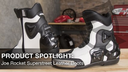 Joe Rocket Superstreet Motorcycle Boots Product Spotlight Review Video | Riders Domain