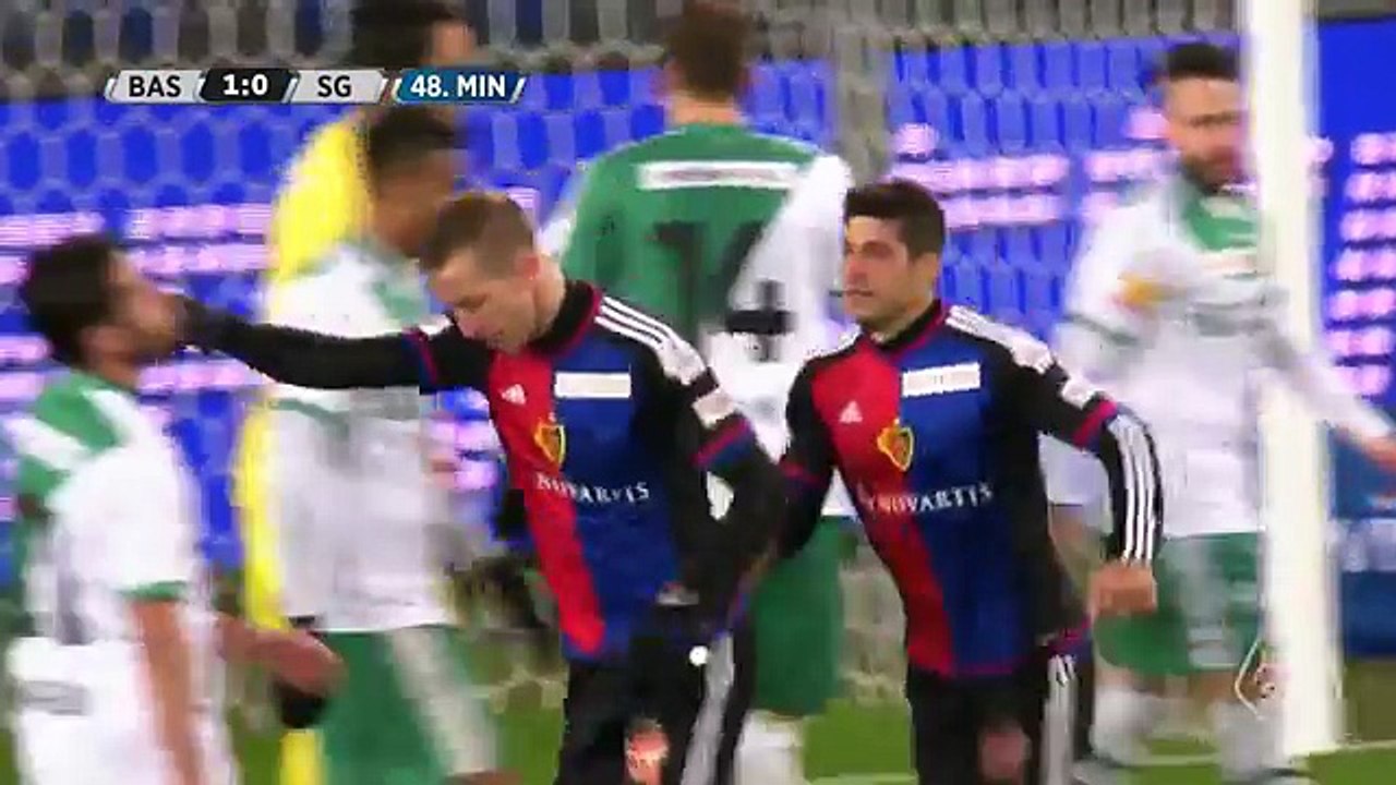Basel 1:0 St. Gallen (Swiss Super League 18. Runde 2016/2017 10.December 2016)