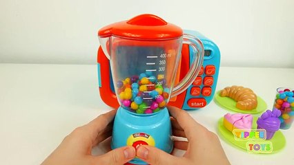 Microwave and Blender Just Like Home Kitchen Toy Appliances and Surprise Eggs for Kids