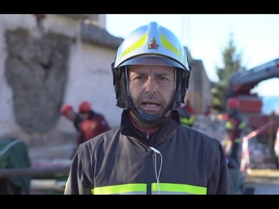 Norcia (PG) - Terremoto, chiesa Madonna Bianca. Intervista Ing. Antonino Galfo (12.12.16)