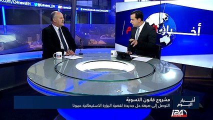 التوصل الى صيغة حل جديدة لقضية تسوية البؤرة الاستيطانية عمونا