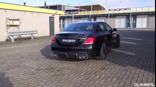 BRABUS 650 4.0 Biturbo V8 C63 S AMG! Start, Revs, Overview