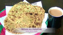 BESAN KA PARATHA  *COOK WITH FAIZA*