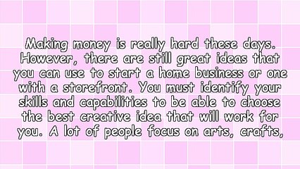 Five Creative Business Ideas