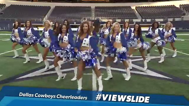 Dallas Cowboy Cheerleaders Rock The #ViewSlide The View