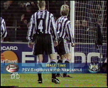 PSV Eindhoven v. Newcastle 22.10.1997 Champions League 1997/1998