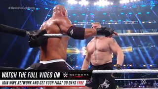 Goldberg vs. Brock Lesnar Survivor Series 2016 on WWE Network