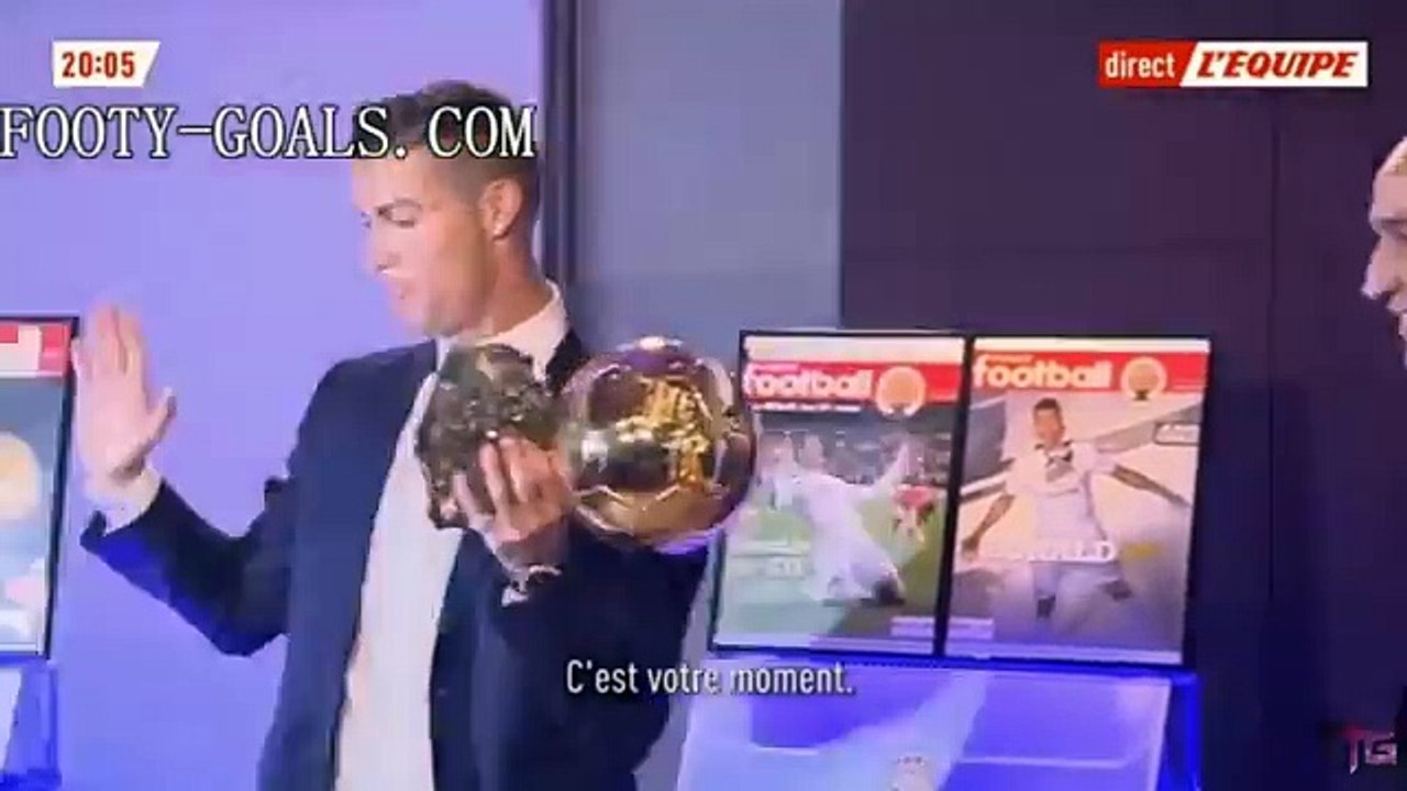 Cristiano Ronaldos Son Celebrates Ballon Dor Win With Outstanding Dab 2017